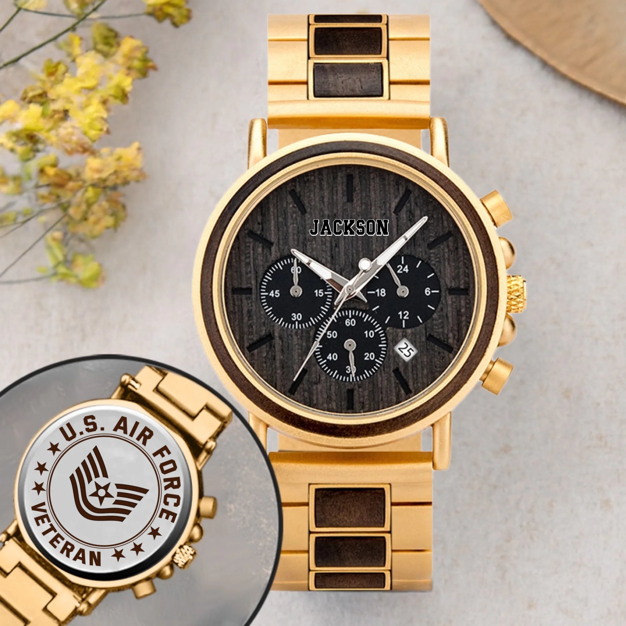 wood watch样机b8