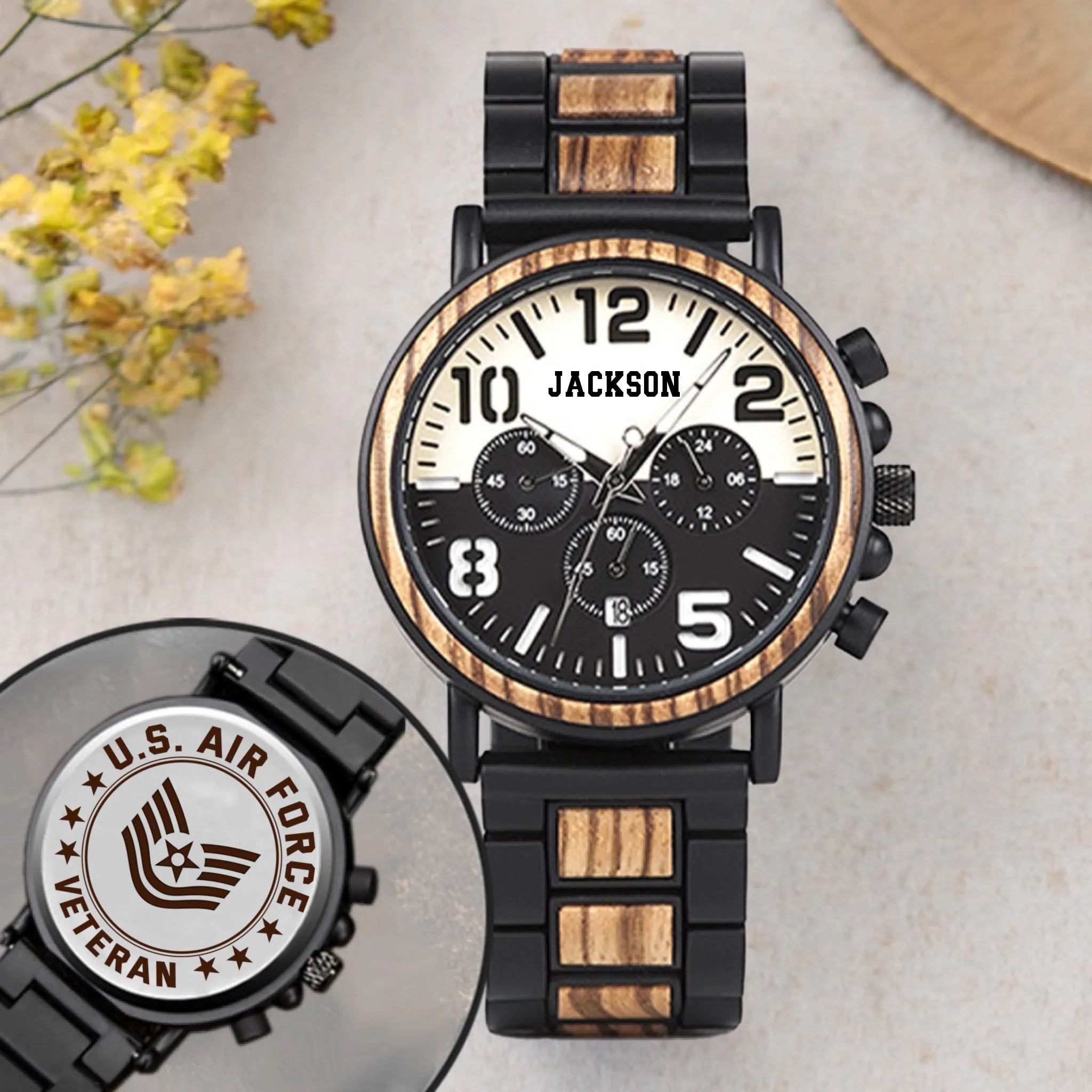 wood watch样机b10